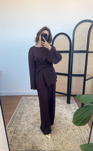 Coco twist tie back coord- riva - Fash Focused