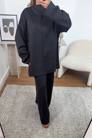 Black basic coord- saoi - Fash Focused