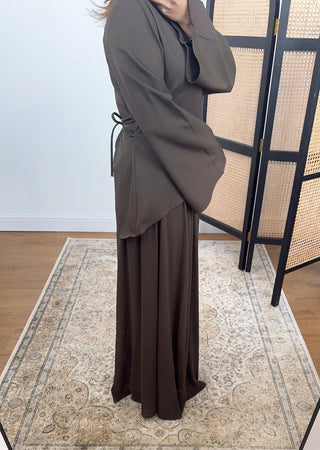 Brown skirt coord- tia