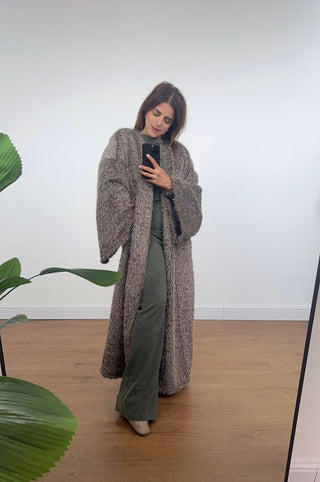 Coco Faux Fur Kimono Coatigan Freya flowing silhouette soft touch fabric perfect for autumn winter layering