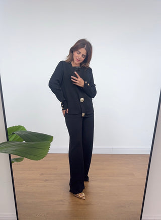 black gold button detail coord- evera - Fash Focused