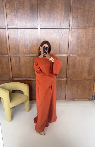 Orange two piece coord- elina