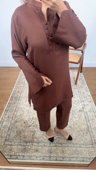 Coco collar coord set- sara - Fash Focused