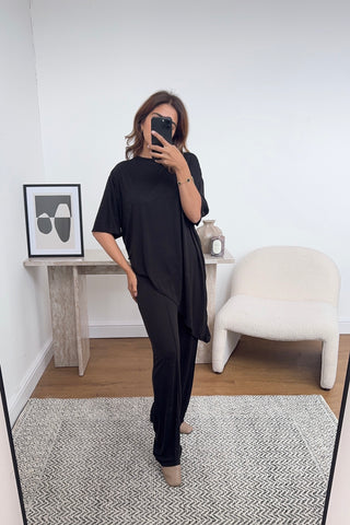 Black asymmetric coord - Sasi - Fash Focused