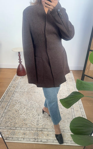 Coco brushed blazer jacket- iela