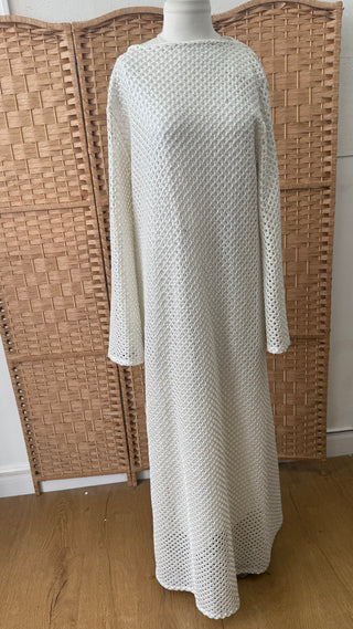White crochet dress - Fash Focused