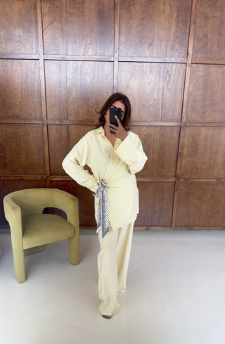 Lemon wrap over coord- Milan