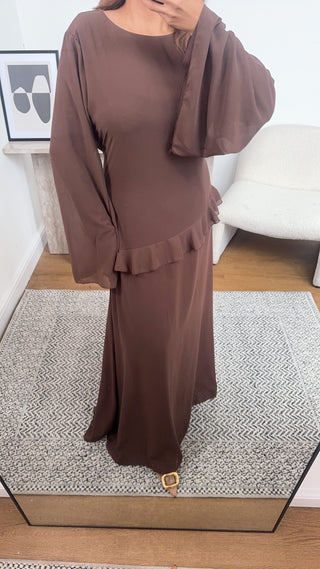 coco chiffon maxi dress- bria - Fash Focused