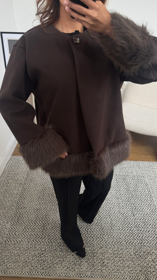 coco faux fur jacket -vasi - Fash Focused