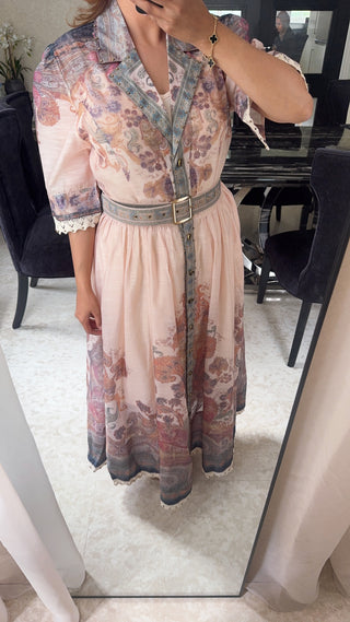 Paisley dress- rosewood