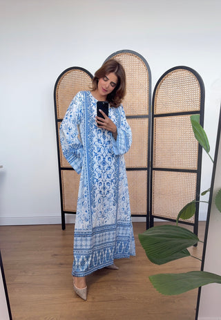 Santorini bloom kaftan