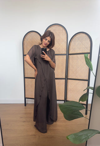 Coco silk split coord- talia