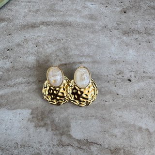 Vintage gold muse earrings - Fash Focused