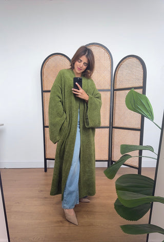 Aya Kimono Coatigan - olive