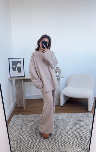 Cream corduroy coord- reina - Fash Focused