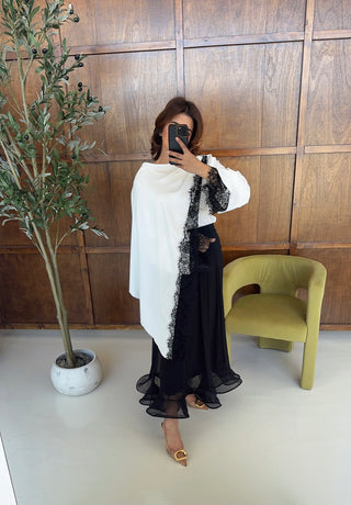 Black chiffon skirt - sherin - Fash Focused