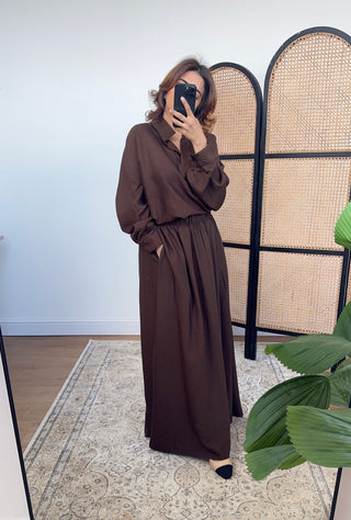Chocolate skirt coord- ines - Fash Focused