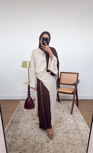 coco/cream Asymmetric skirt Coord - sala