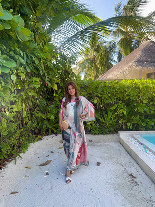 Pastel mirage kaftan