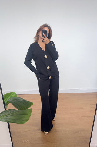 black gold button detail coord- evera - Fash Focused