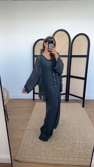 Neva coord charcoal - Fash Focused