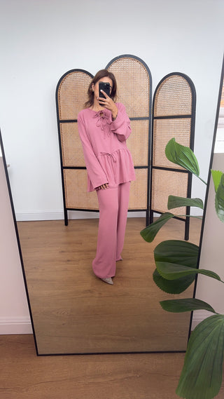 Pink bow coord- amara
