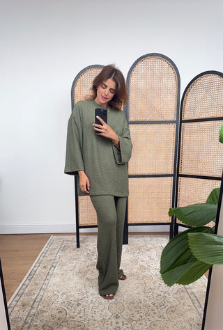 Olive lounge Coord - liri