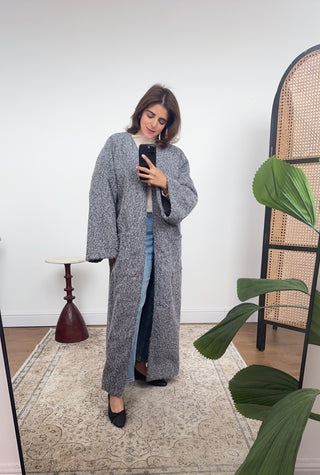 Cana Coatigan in grey - Fash Focused