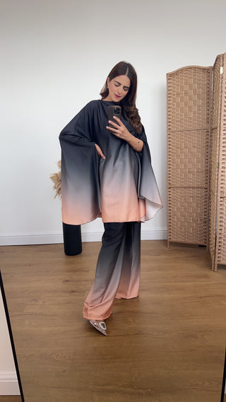 aima ombre coord in black